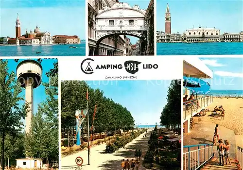 AK / Ansichtskarte Cavallino_Venezia Camping NSU Lido Teilansichten Cavallino Venezia