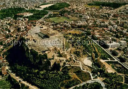 AK / Ansichtskarte Athen_Griechenland Akropolis Fliegeraufnahme Athen_Griechenland