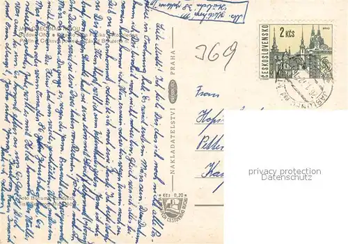 AK / Ansichtskarte Jablonec_nad_Nisou_Gablonz_Neisse_CZ Budova ONY Divadlo Julia Fucika Rozhledna Perrin Celkov pohled Zavad Bizuterre 