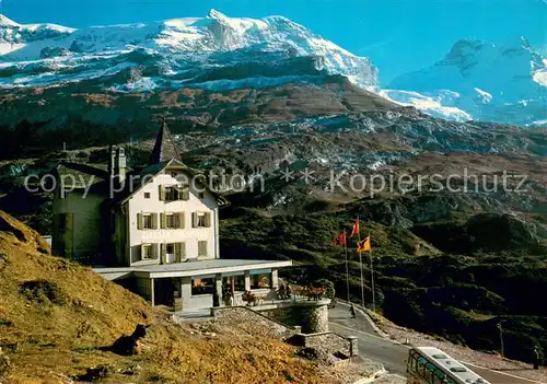 AK / Ansichtskarte Klausen__UR Hotel Klausen Passhoehe mit Clariden und Scheerhorn Feldpost 