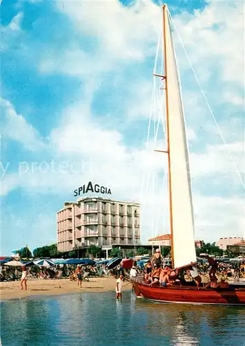AK / Ansichtskarte Cattolica__Provincia_Rimini Hotel Spiaggia Riviera Adriatica 
