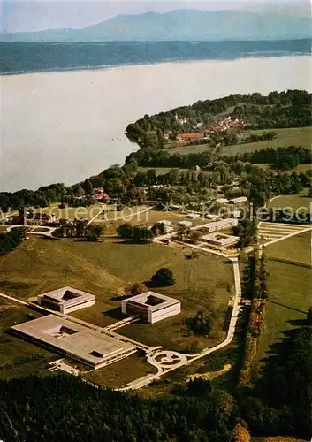 AK / Ansichtskarte Bernried_Starnberger_See Klinik Hoehenried Fliegeraufnahme Bernried_Starnberger_See