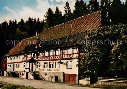 AK / Ansichtskarte Schoenberg_Gengenbach Gasthof Pension zum Loewen Schoenberg Gengenbach