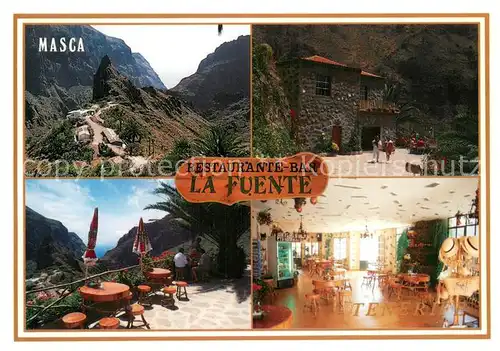 AK / Ansichtskarte Masca Restaurante Bar Mirador La Fuente Bajada a la Plaza Masca