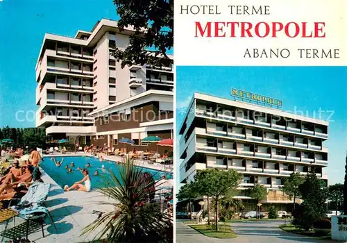 AK / Ansichtskarte Abano_Terme Hotel Terme Metropole Pool Abano Terme