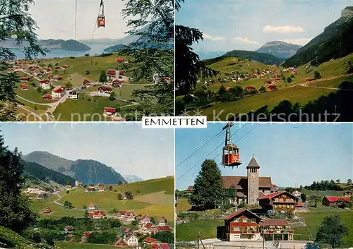 AK / Ansichtskarte Emmetten Panorama Seilbahn Emmetten
