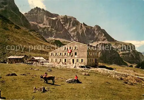 AK / Ansichtskarte Bannalper_Schonegg Berghaus Urnerstaffel Bannalper Schonegg