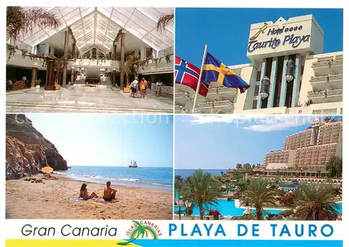 AK / Ansichtskarte Playa_de_Tauro Hotel Taurito Playa Strand Piscina 