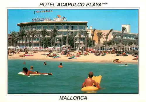 AK / Ansichtskarte Playa_de_Palma_Mallorca Hotel Acapulco Playa Playa_de_Palma_Mallorca