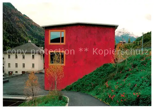 AK / Ansichtskarte Lavin_GR Schulhaus Lavin 