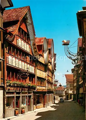 AK / Ansichtskarte Appenzell_IR Hauptgasse Appenzell IR