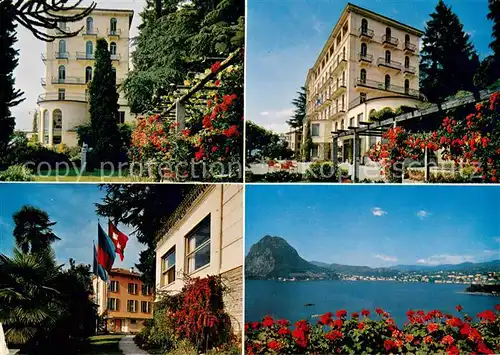 AK / Ansichtskarte Ruvigliana Clinica Monte Bre Krankenheim der Stadt Zuerich Ruvigliana