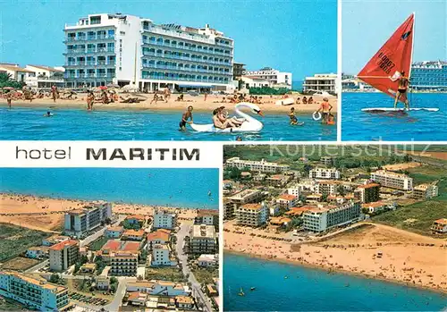 AK / Ansichtskarte Rosas_Costa_Brava_Cataluna Hotel Maritim Diversos aspectos Rosas_Costa