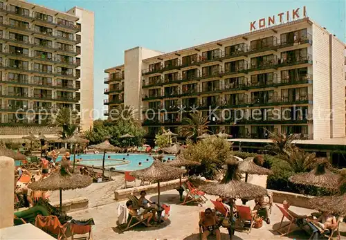 AK / Ansichtskarte Palma_de_Mallorca Hotel Kontiki Pool Palma_de_Mallorca