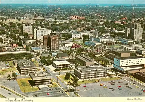 AK / Ansichtskarte Detroit_Michigan Wayne State University and Detroits Cultural Center 