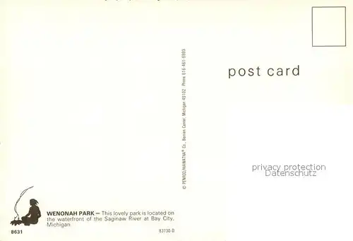 AK / Ansichtskarte Bay_City_Michigan Wenonah Park 