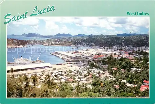 AK / Ansichtskarte St Lucia Air view St Lucia