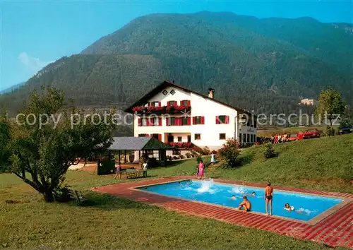 AK / Ansichtskarte Aicha_Schabs Gasthaus Klammerhof Pool Aicha Schabs