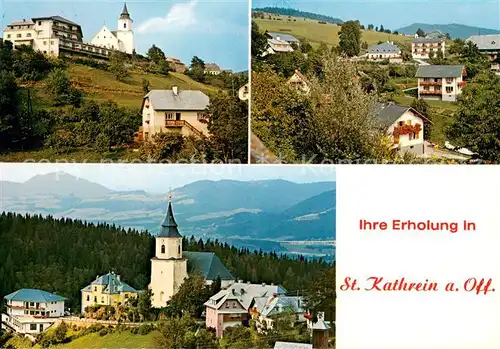 AK / Ansichtskarte St_Kathrein Kirchen Panorama St_Kathrein