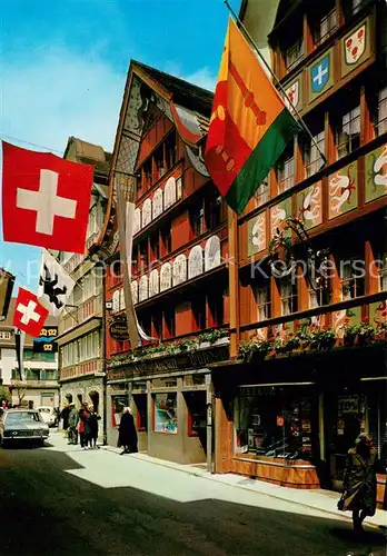 AK / Ansichtskarte Appenzell_IR Hauptgasse Appenzell IR