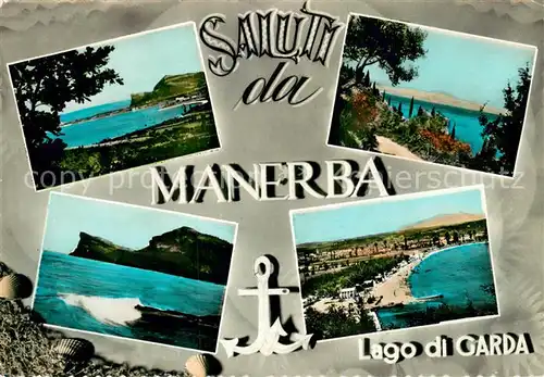 AK / Ansichtskarte Manerba_del_Garda_IT Teilansichten Strand 