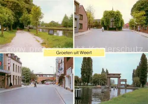 AK / Ansichtskarte Weert__Netherlands Teilansichten Strasse Schleuse 