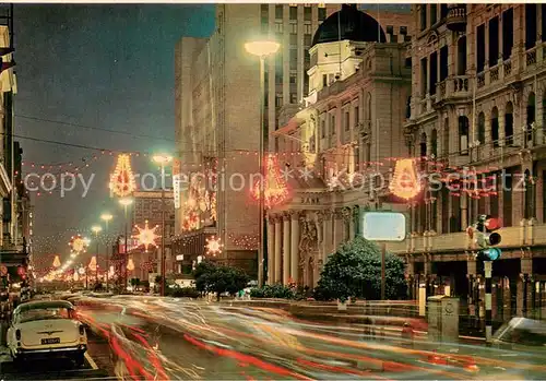 AK / Ansichtskarte Cape_Town_Kaapstad_Kapstadt Festive Mood Adderley Street decorated for the Holiday Season Cape_Town