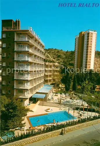 AK / Ansichtskarte Benidorm Hotel Rialto Pool Benidorm