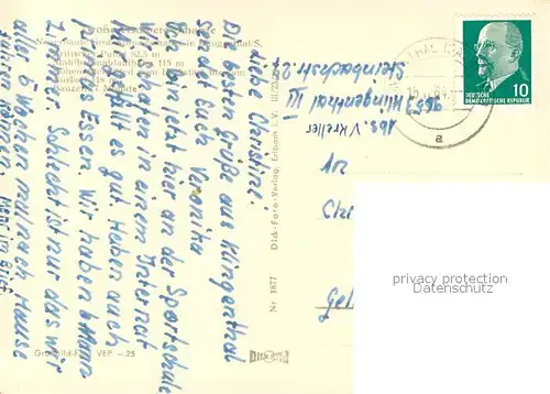 AK / Ansichtskarte Aschberg_Vogtland Aschbergschanze Sporthotel Jugendherberge Harry Glass Aschberg_Vogtland