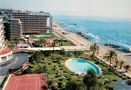 AK / Ansichtskarte Torremolinos_ES Hotel Resitur m. Strand Panorama 
