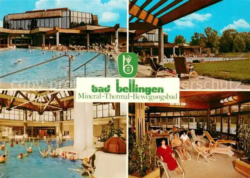 AK / Ansichtskarte Bad_Bellingen Mineral Thermal Bewegungsbad Teilansichten Bad_Bellingen