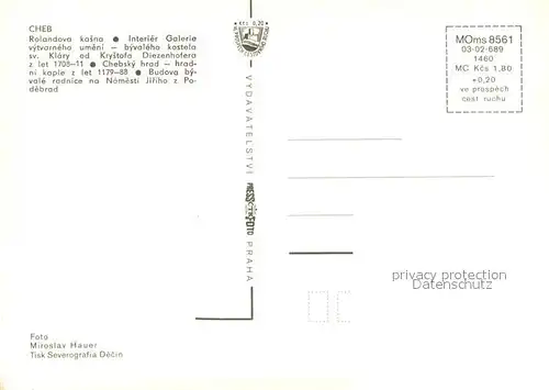 AK / Ansichtskarte Cheb_Eger Rolandova kasna  