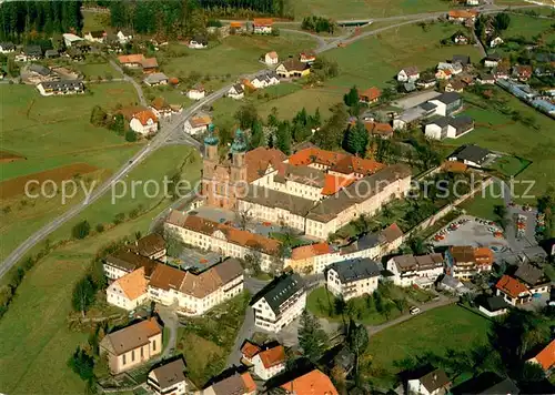 AK / Ansichtskarte St_Peter_Schwarzwald Fliegeraufnahme Kiche Kloster St_Peter_Schwarzwald