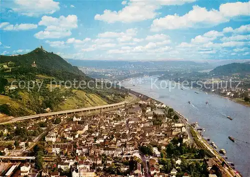 AK / Ansichtskarte Koenigswinter Gesamtansicht m. Rhein Koenigswinter