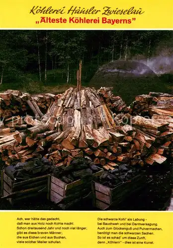AK / Ansichtskarte Zwieselau Koehlerei Haeusler Zwieselau