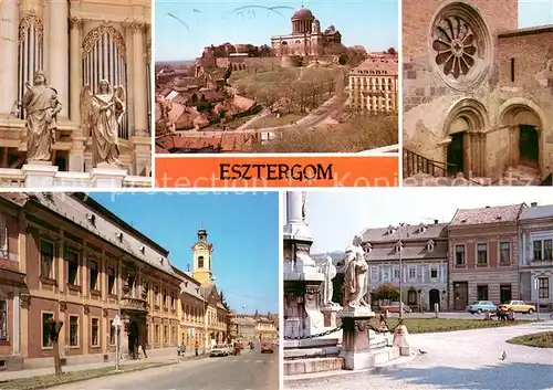 AK / Ansichtskarte Esztergom Teilansichten hist. Bauten Esztergom