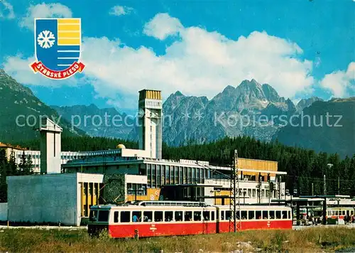 AK / Ansichtskarte Vysoke_Tatry Bahn Ansicht Vysoke Tatry