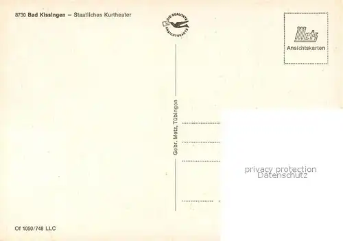 AK / Ansichtskarte Bad_Kissingen Staatliches Kurtheater Innenansicht Bad_Kissingen