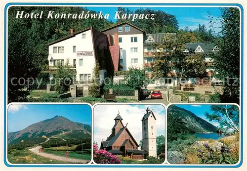AK / Ansichtskarte Karpacz Hotel Konradowka Teilansichten Karpacz