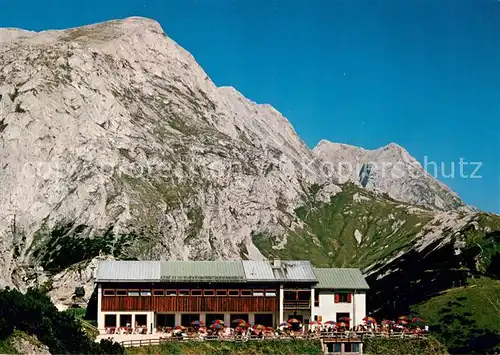 AK / Ansichtskarte Koenigssee Jenner Berggasthuette mit Hohem Brett Koenigssee