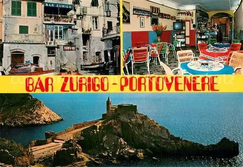 AK / Ansichtskarte Portovenere Bar Zurigo Castello Portovenere