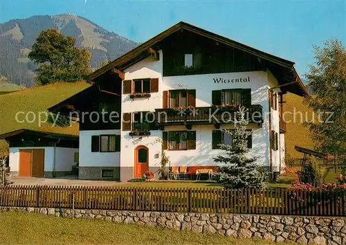 AK / Ansichtskarte Westendorf_Tirol Haus Wiesental Westendorf_Tirol