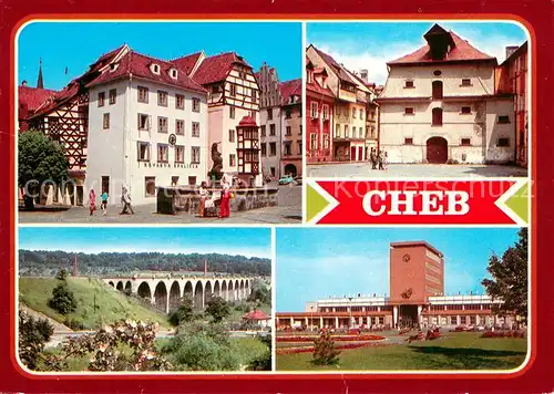 AK / Ansichtskarte Cheb_Eger Mestska pamatkova rezervace jedna z nejcennjsich a nejkrasnejsich v nasi republice 