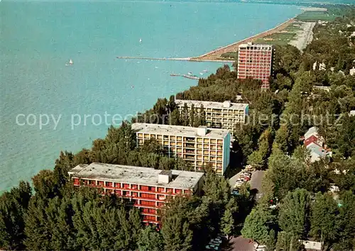 AK / Ansichtskarte Siofok Hotelreihe Fliegeraufnahme Siofok