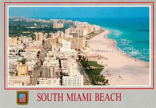 AK / Ansichtskarte Miami_Beach Fliegeraufnahme 