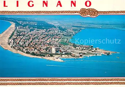 AK / Ansichtskarte Lignano_IT Fliegeraufnahme 