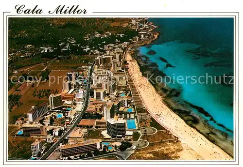 AK / Ansichtskarte Cala_Millor_Mallorca Fliegeraufnahme Cala_Millor_Mallorca