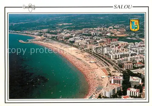 AK / Ansichtskarte Salou_ES Fliegeraufnahme 