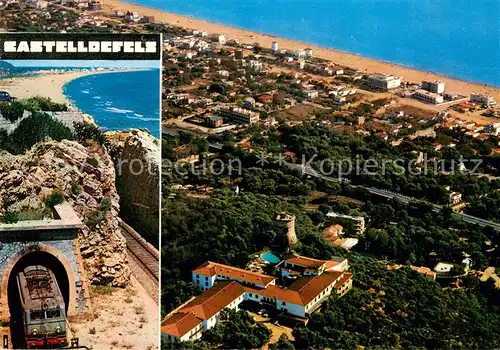 AK / Ansichtskarte Castelldefels Fliegeraufnahmen Castelldefels