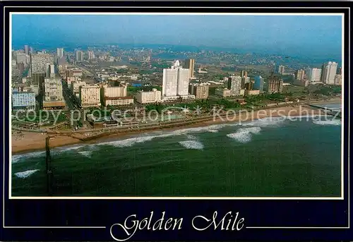 AK / Ansichtskarte Durban__South_Africa Golden Mile Fliegeraufnahme 